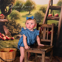 Avezano Spring Apple Orchard Photography Backdrop