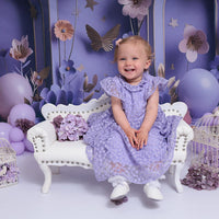 Avezano Balloons Birthday Party Purple Arch Photography Background