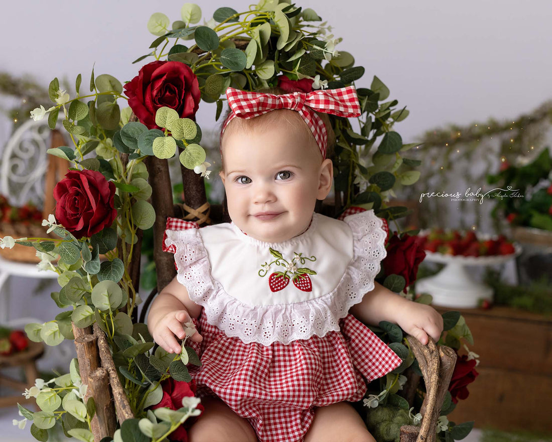 Avezano Spring Strawberry Fruit Bowl Photography Backdrop Designed By Angela Forker