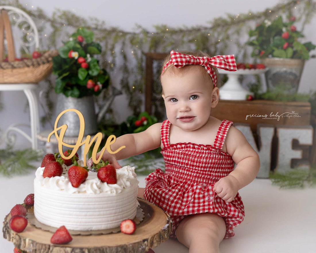 Avezano Spring Strawberry Fruit Bowl Photography Backdrop Designed By Angela Forker