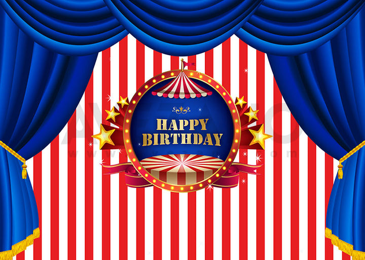 Avezano Kids Cake Birthday Party Circus Photography Background-AVEZANO