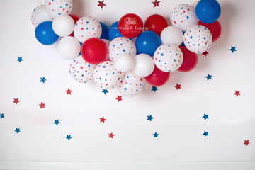 Avezano Independence Day Balloon Party Backdrop for Photography By Paula Easton