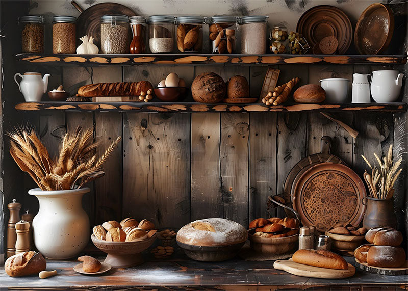 Avezano Wheat and Flour Kitchen Photography Background