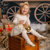 Avezano Christmas Wagon Gift Photography Backdrop