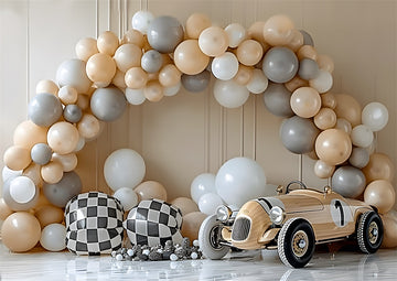 Avezano Balloon Arch Car Model CakeSmash Photography Background