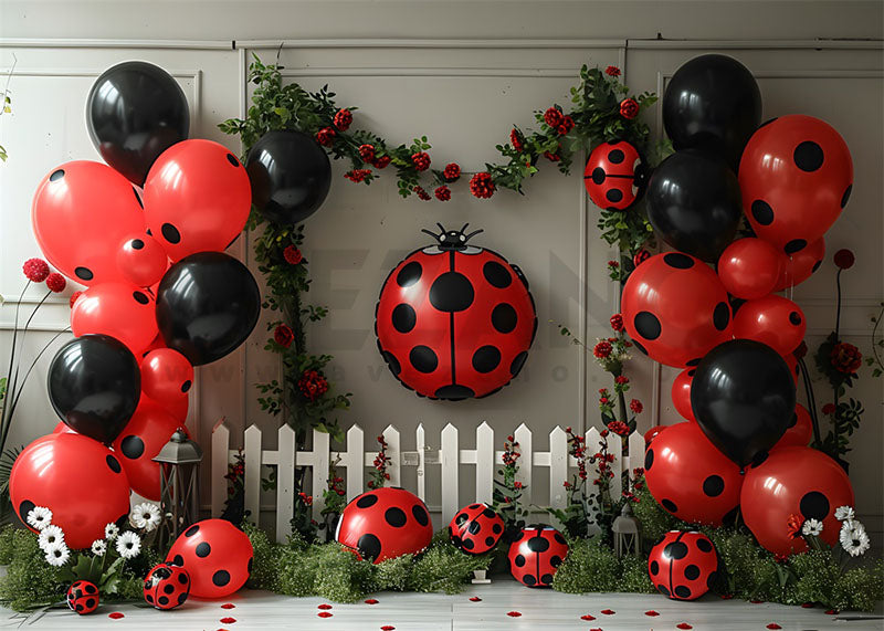 Avezano The ladybird with Seven Stars Themed Photography Background