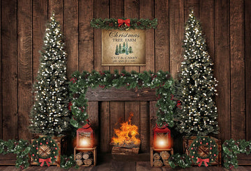 Special Offers Avezano Christmas Fireplace Photography Backdrop