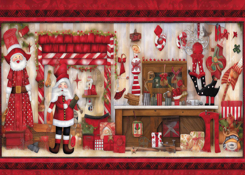 Avezano Christmas Window Gift Photography Backdrop