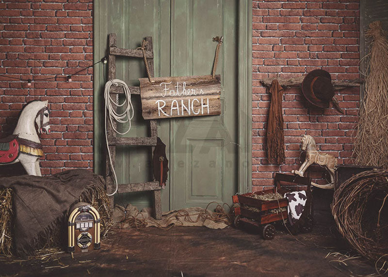 Avezano Father Ranch Theme Photography Background-AVEZANO