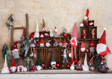 Avezano Santa Claus Doll Photography Background-AVEZANO