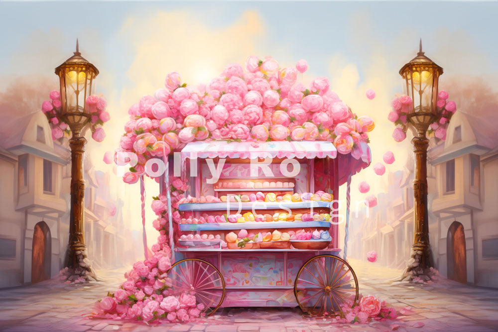 Avezano Spring Rose Float Photography Backdrop Designed By Polly Ro Design