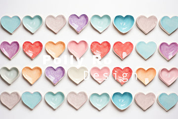 Avezano Coloured Love Plate Photography Backdrop Designed By Polly Ro Design