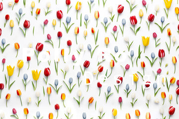 Avezano Tulip Photography Backdrop Designed By Polly Ro Design