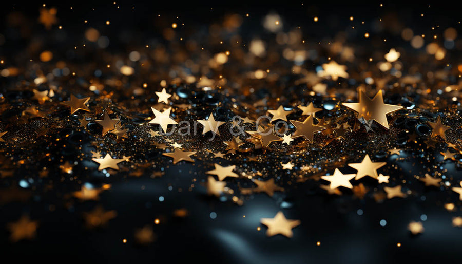 Avezano Glowing Golden Confetti Backdrop Designed By Danyelle Pinnington