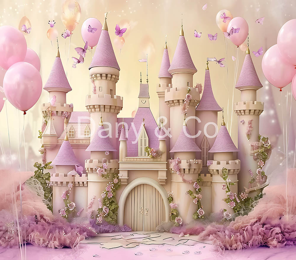 Avezano Purple Castle Rose Backdrop Designed By Danyelle Pinnington