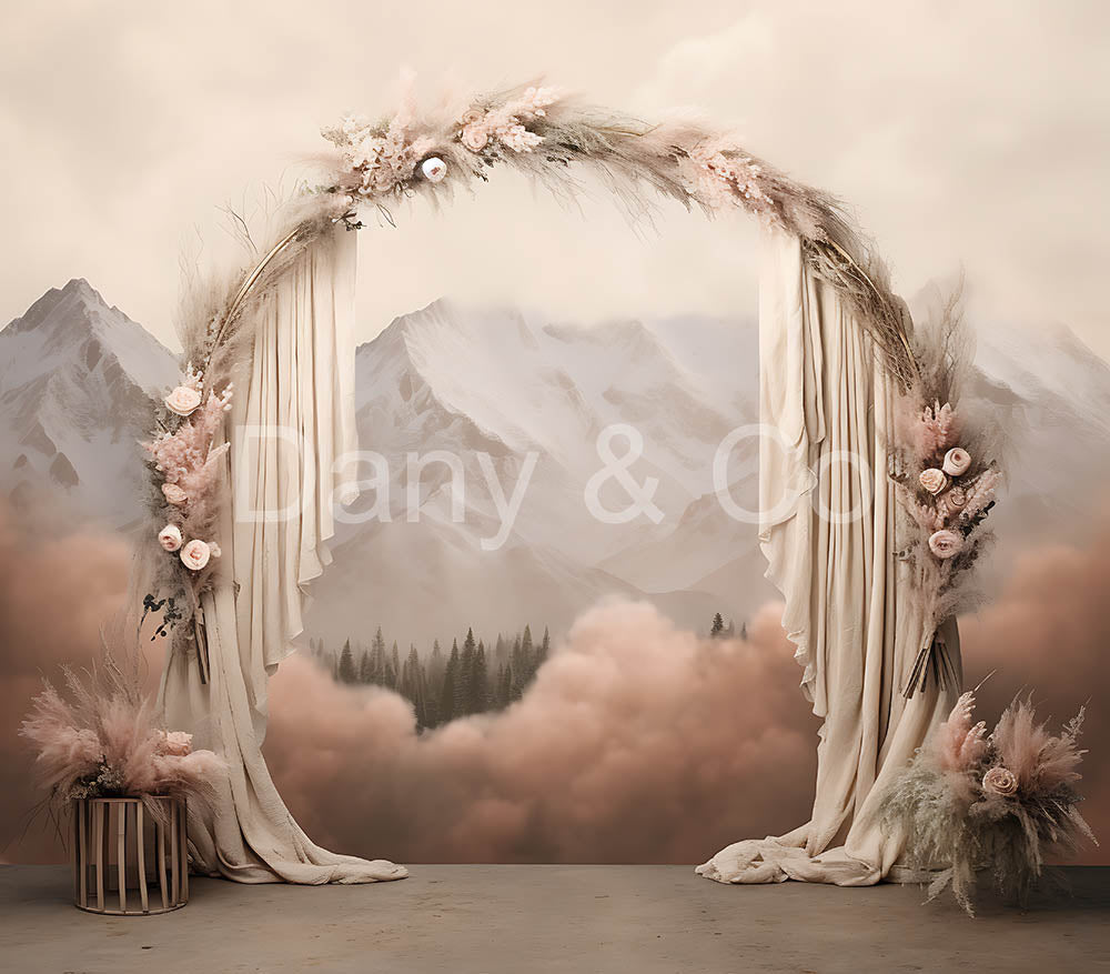 Avezano Bohemian Flower Arch Backdrop Designed By Danyelle Pinnington