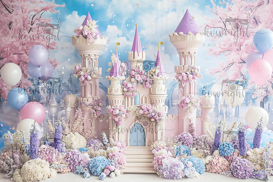 Avezano Purple Castle Photography Backdrop Designed By Vanessa Wright