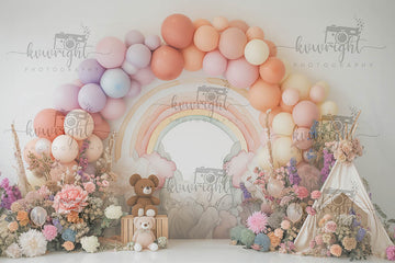 Avezano Balloon Arch  Photography Backdrop Designed By Vanessa Wright