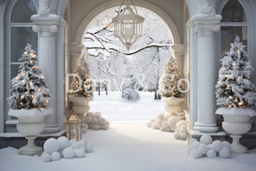 Avezano Christmas Snow Backdrop Designed By Danyelle Pinnington