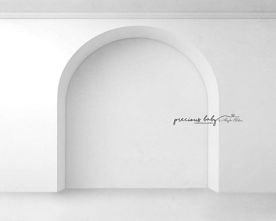 Avezano White Arch Wall Photography Backdrop Designed By Angela Forker