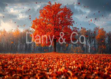 Avezano Autumn Maple Leaf Backdrop Designed By Danyelle Pinnington