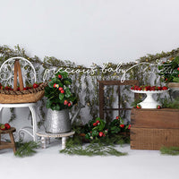 Avezano Spring Strawberry Fruit Bowl Photography Backdrop Designed By Angela Forker