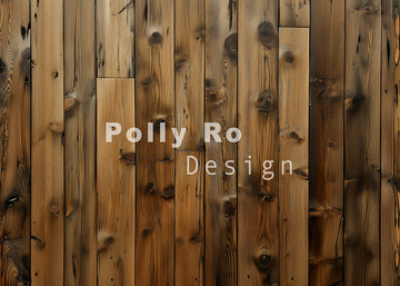 Avezano Brown Wood Board Backdrop Designed By Polly Ro Design