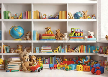 Avezano Table Top Holds Books and Toys Photography Backdrop For Back To School