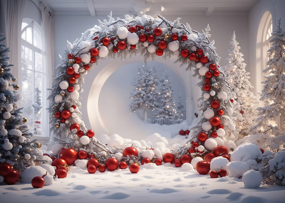 Special Offers Avezano Christmas Wreath Backdrop For Photography