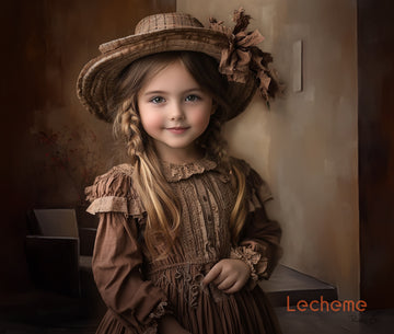 Avezano Brown oil Painting Art Photography Backdrop By Lecheme Ruby Gu