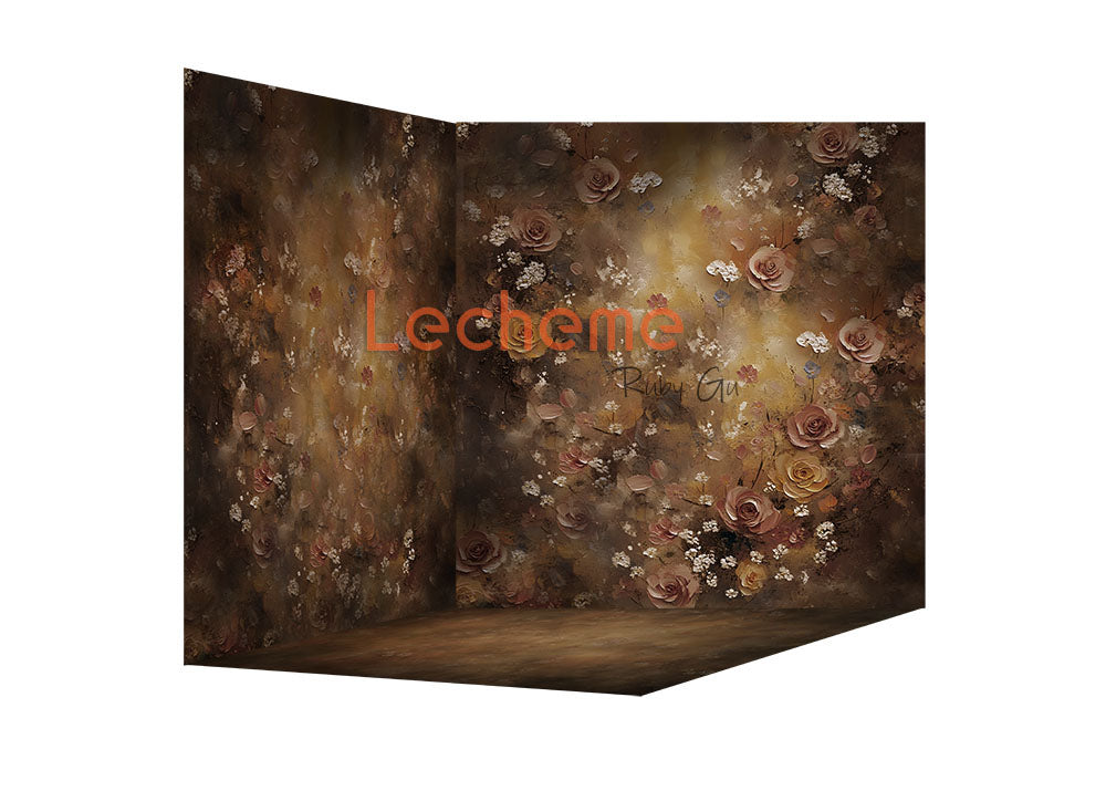 Avezano Paint Flowers Photography Backdrop Scene Room Set By Lecheme Ruby Gu