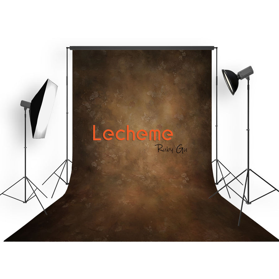 Avezano Paint Brown Flowers Photography Backdrop By Lecheme Ruby Gu