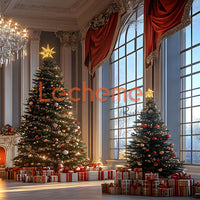 Avezano Christmas Living Room Red Staircase Room Set By Lecheme Ruby Gu