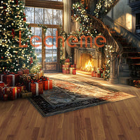 Avezano Downstairs Living Room Christmas Tree Photography Backdrop By Lecheme Ruby Gu