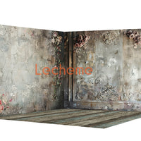 Avezano Retro Walls and Roses Backdrop Scene Room Set By Lecheme Ruby Gu