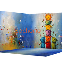 Avezano Wall Painting Puppy Backdrop Scene Room Set By Lecheme Ruby Gu