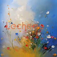 Avezano Wall Painting Flower Photography Backdrop By Lecheme Ruby Gu