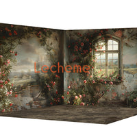 Avezano Paint the Wall Backdrop Scene Room Set By Lecheme Ruby Gu