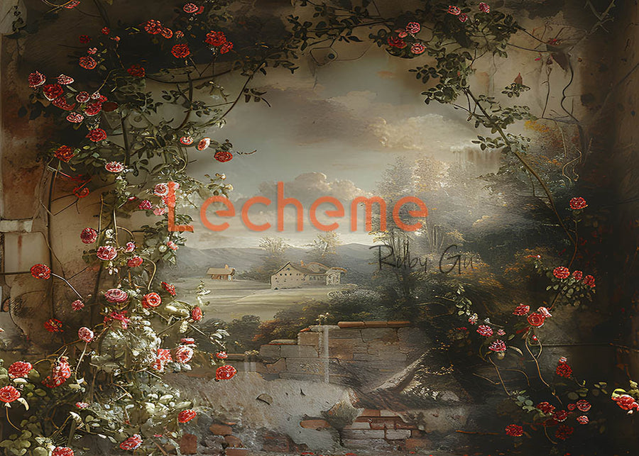 Avezano Paint the Wall Backdrop Scene Room Set By Lecheme Ruby Gu