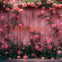 Avezano Pink Roas Wall Backdrop Scene Room Set By Lecheme Ruby Gu