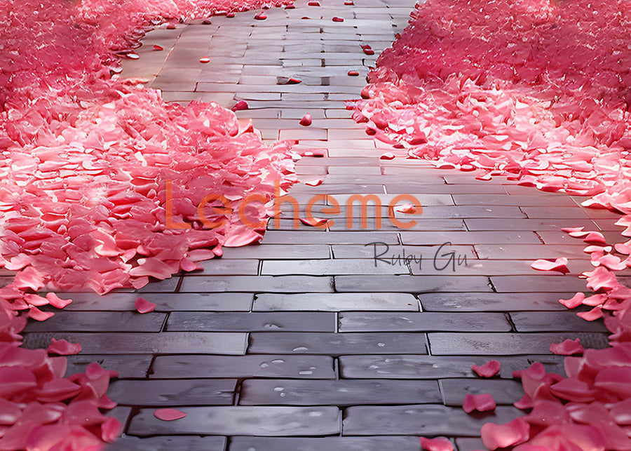 Avezano Pink Roas Wall Backdrop Scene Room Set By Lecheme Ruby Gu