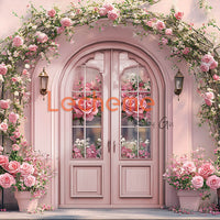 Avezano Rose Wall and Florist Backdrop Scene Room Set By Lecheme Ruby Gu