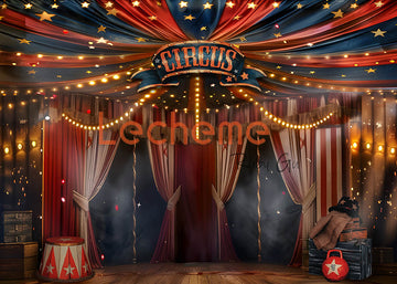 Avezano The Circus and the Stars Photography Backdrop By Lecheme Ruby Gu