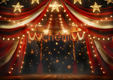 Avezano Circus and Starlight Photography Backdrop By Lecheme Ruby Gu