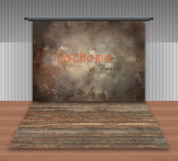 Avezano Brown Abstract Art 2 pcs Set Backdrop By Lecheme Ruby Gu