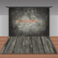 Avezano Grey Art 2 pcs Set Portrait Photography Backdrop By Lecheme Ruby Gu