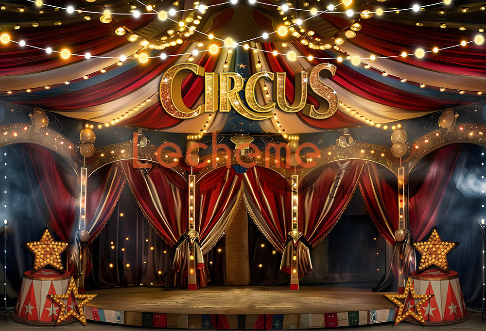 Avezano New Circus Stage Photography Backdrop By Lecheme Ruby Gu