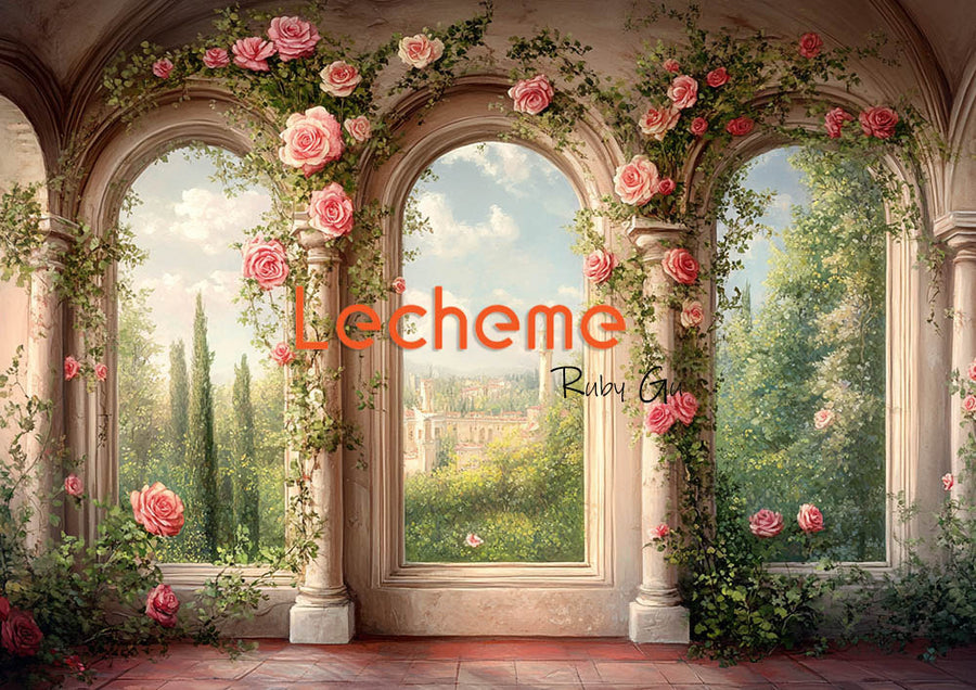 Avezano Spring Rose Arch Photography Backdrop By Lecheme Ruby Gu