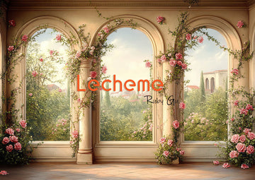 Avezano Beige Arch Bohemia Photography Backdrop By Lecheme Ruby Gu