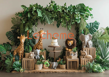 Avezano Jungle Animal Photography Backdrop By Lecheme Ruby Gu